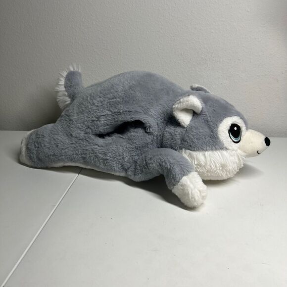 Russ “Hug-A-Pet”, Aspen the Husky Dog, 22”Plush, Huggable Sleeve, Pillow EUC - Picture 1 of 8